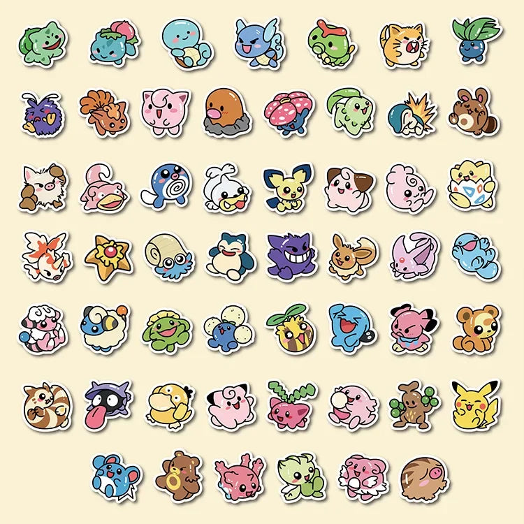 Pokemon Anime Stickers