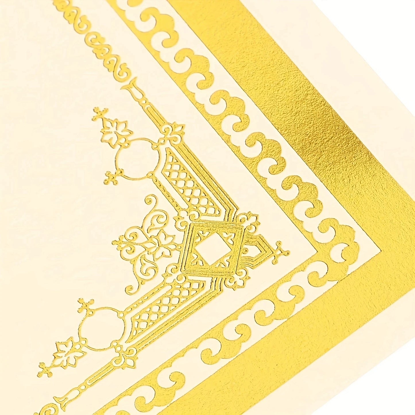 Gold Certificate Paper