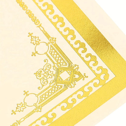 Gold Certificate Paper