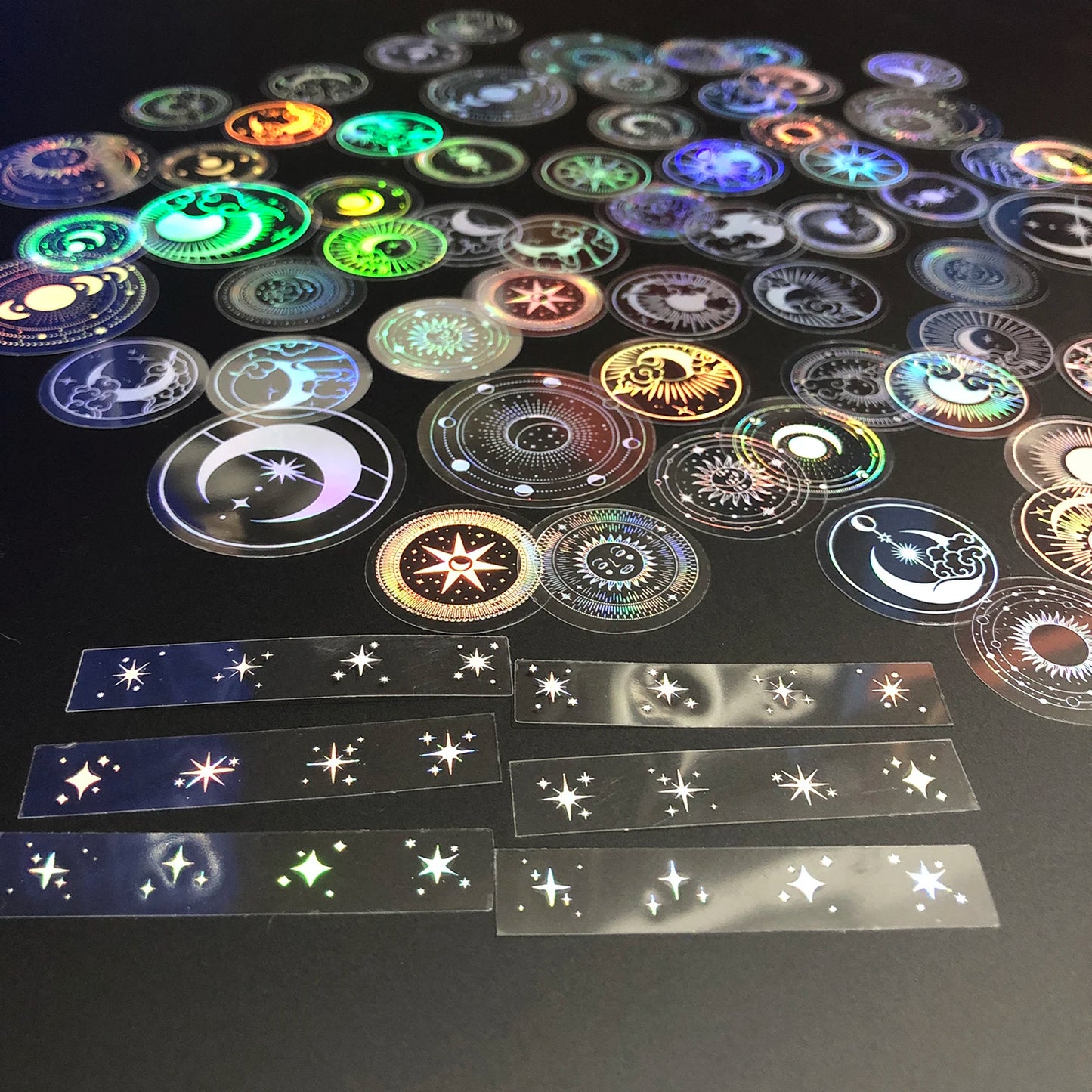 Gold Glitter Stickers