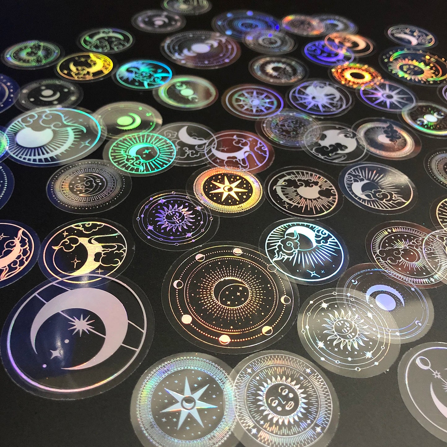 Gold Glitter Stickers