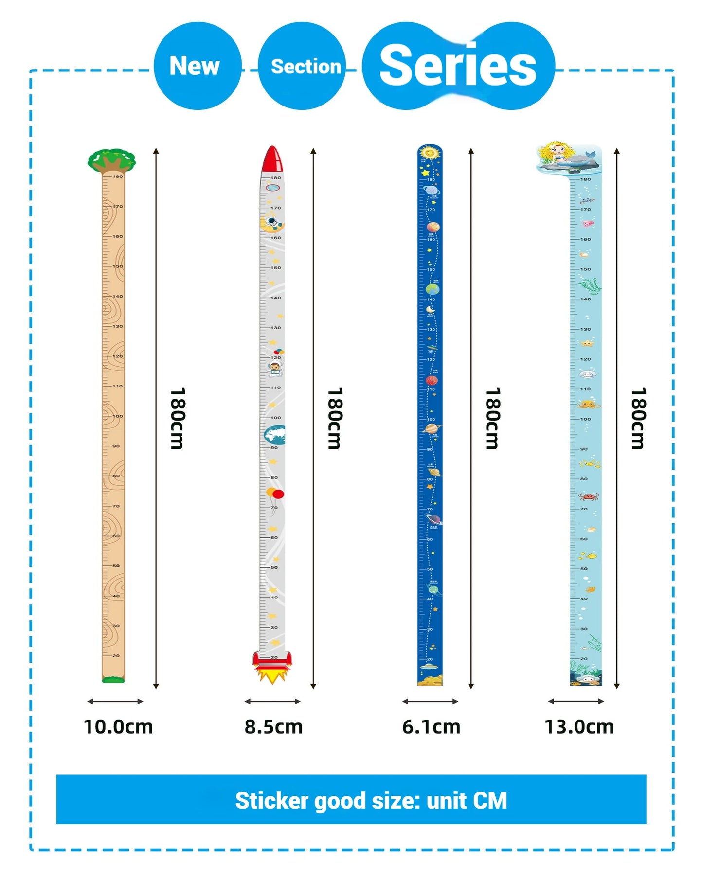 Kids Height Sticker