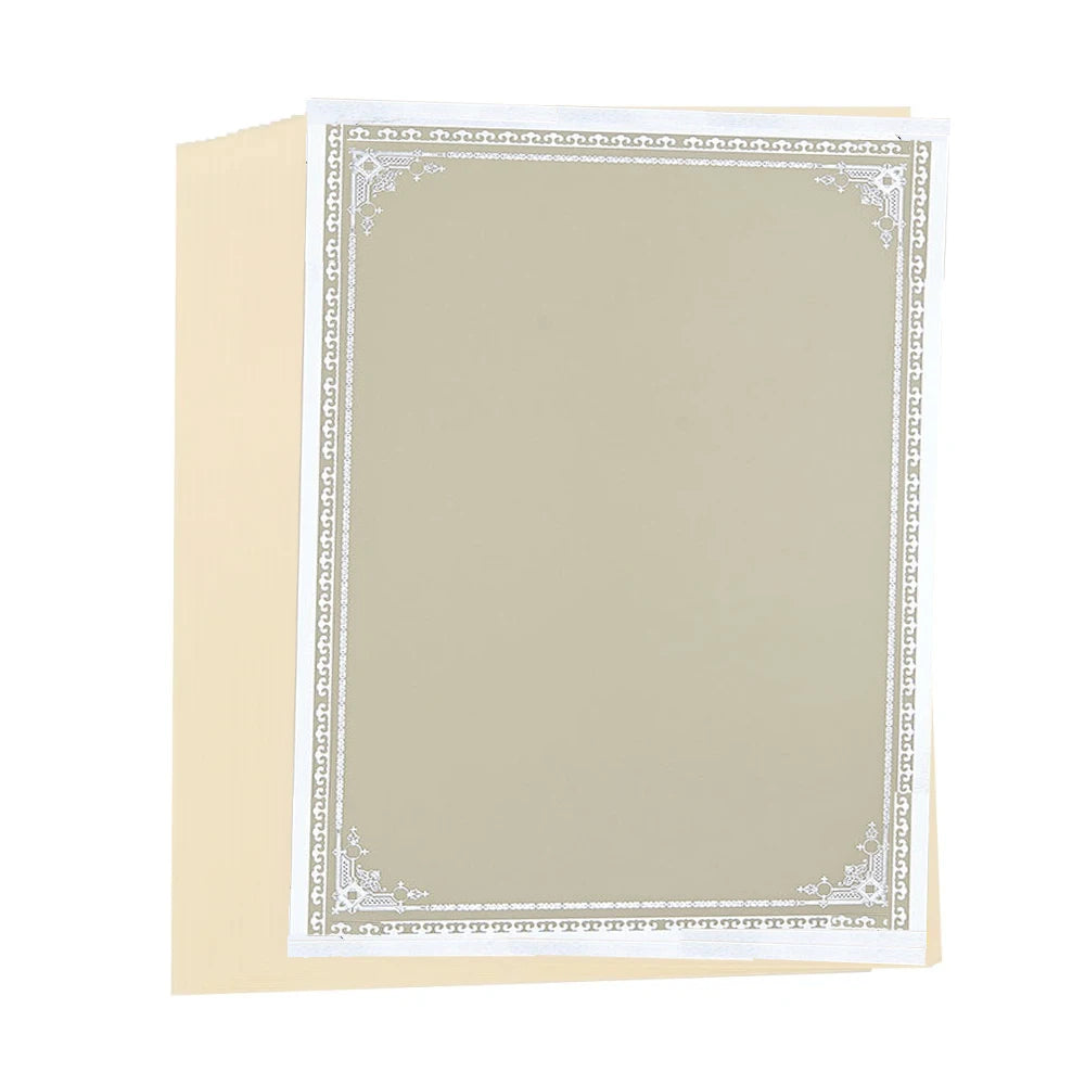 Gold Certificate Paper