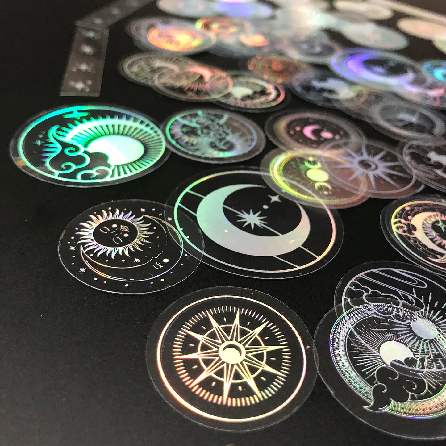 Gold Glitter Stickers