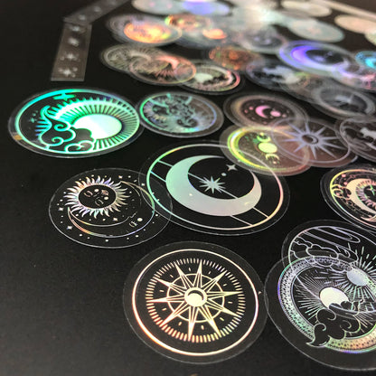 Gold Glitter Stickers