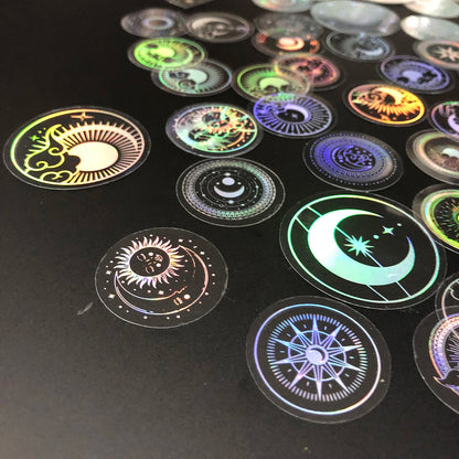 Gold Glitter Stickers