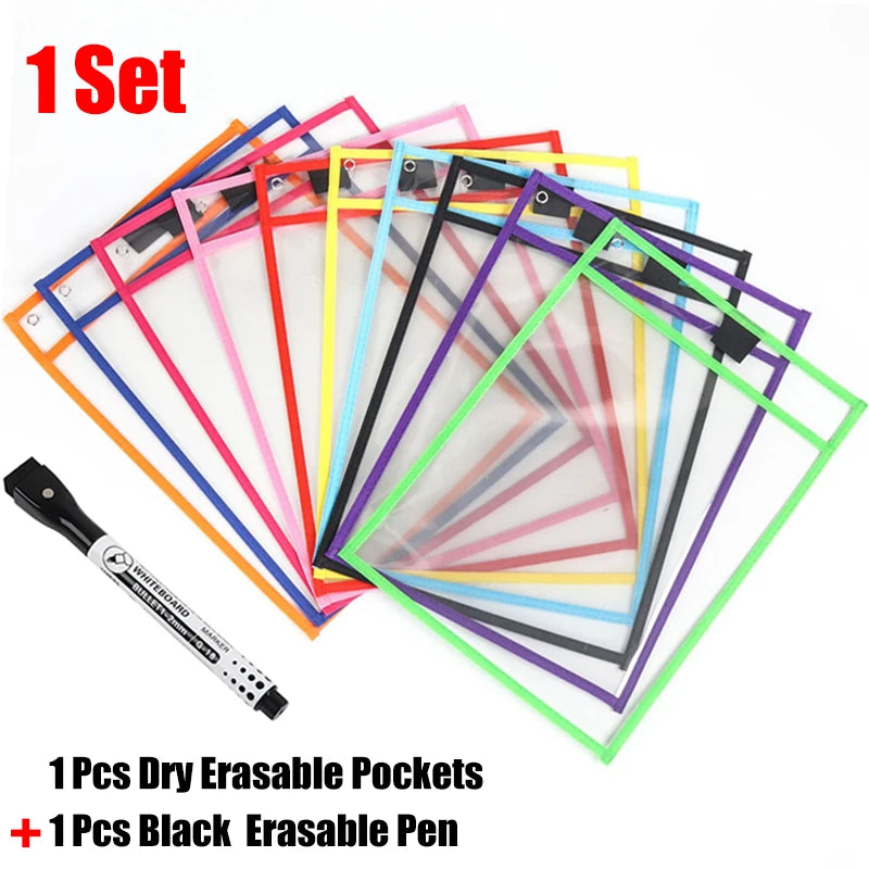 Reusable Writing Pockets